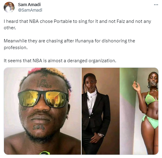 Reactions Trail as Portable performs at Nigerian Bar Association's (NBA) conference party (videos)