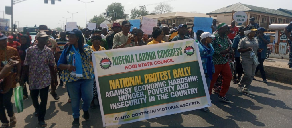 Hundreds Turn Out for Protest Against Hardship in Kogi