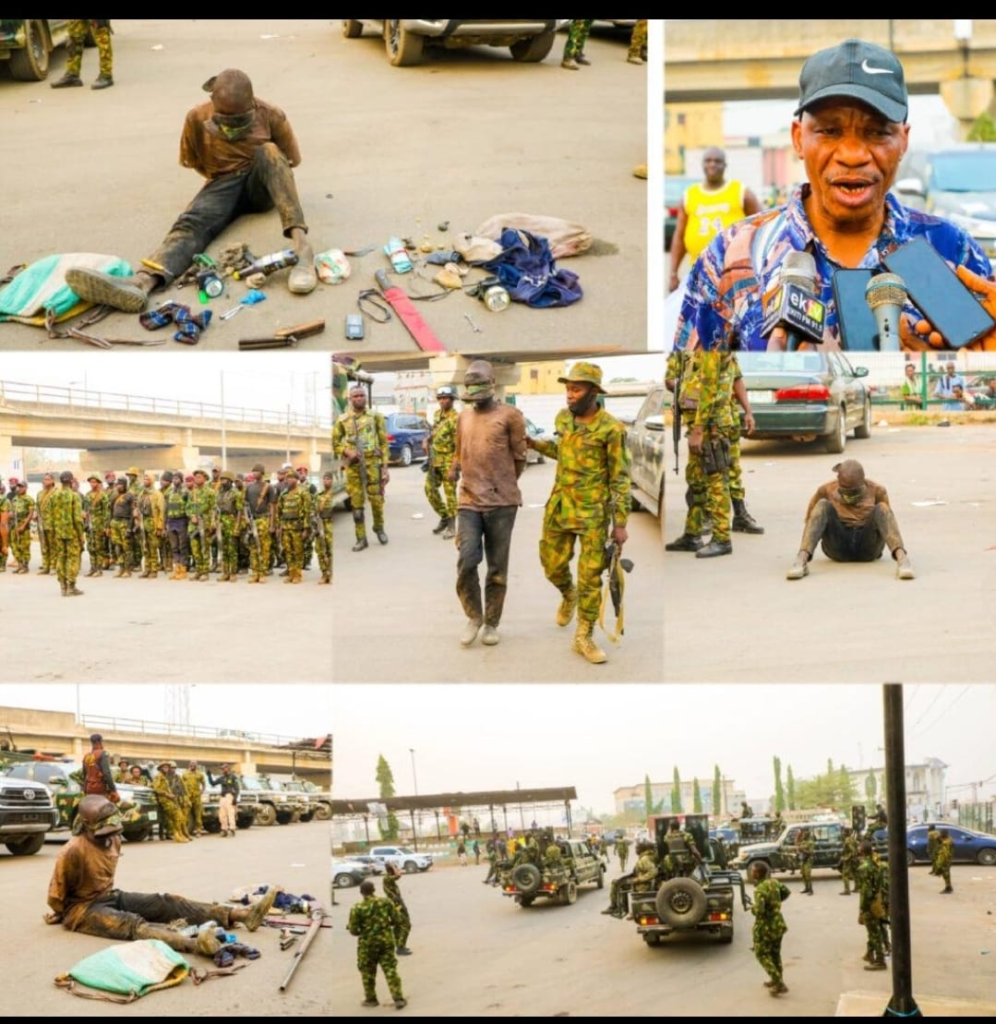 Nigerian Army apprehends suspected kidnapper, Salisu Dangani, following a gun battle in Ekiti.