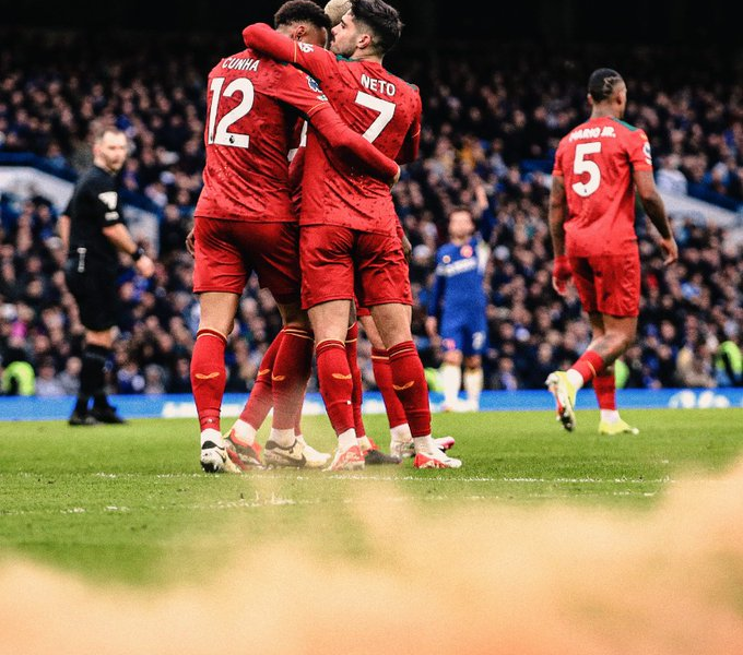 Wolves Overwhelm Chelsea In Heavy Defeat At Stamford Bridge.