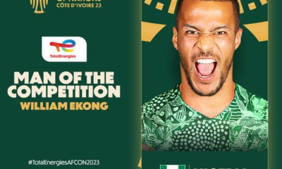 Troost-Ekong Clinches Afcon Tournament'S Best Player Award