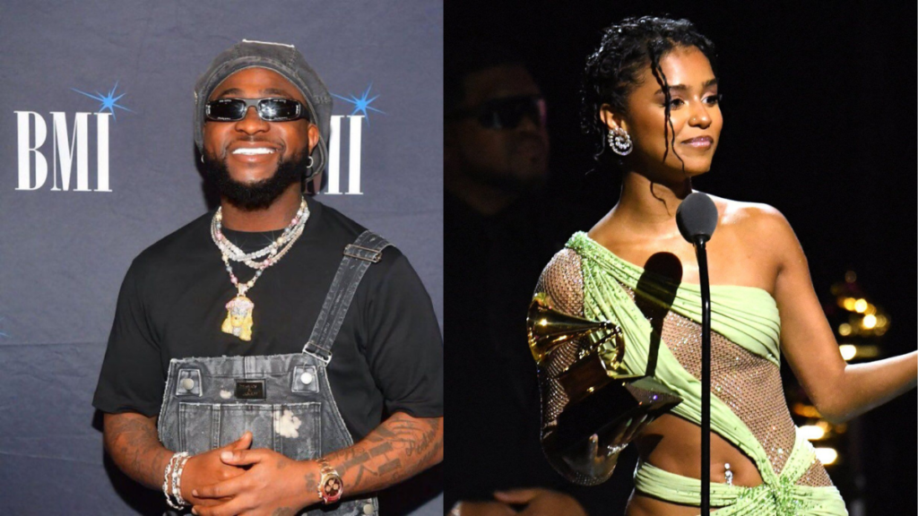 Davido Extends Congratulations to Tyla for Her Grammy Victory. 46 Davido Extends Congratulations to Tyla for Her Grammy Victory.