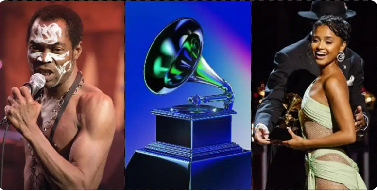 Grammy Mishap: 'Water' by Fela Kuti Played in Error Instead of Tyla's Winning Track, Sparks Fan Reactions. 46 Grammy Mishap: 'Water' by Fela Kuti Played in Error Instead of Tyla's Winning Track, Sparks Fan Reactions.
