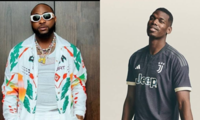 Davido Links Up With Paul Pogba, Others In Spain