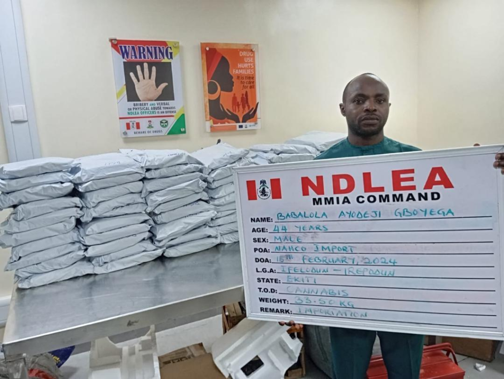NDLEA Intercepts Large Consignment of "Loud" Concealed in Loudspeakers