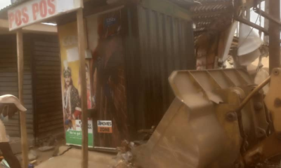 Ogun State Demolishes Shanties At Akute
