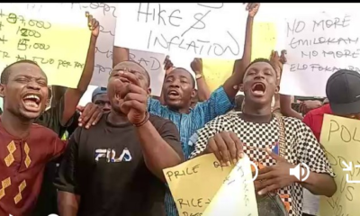 Ibadan Youths Take To The Streets In Protest Against Food Inflation And Insecurity