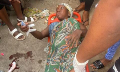 Jubilation As Woman Gives Birth At Lagos Bus Stop, Captured In Photos