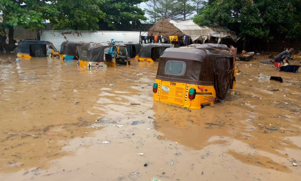 Lagos Hit By Rain And Floods, Captured In Photos