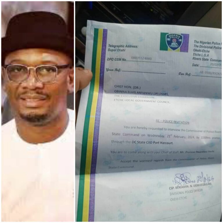Police Summon Rivers LG Chairman for Allegedly Orchestrating Thug Attack at Fubara's Thanksgiving Event 46 Police Summon Rivers LG Chairman for Allegedly Orchestrating Thug Attack at Fubara's Thanksgiving Event
