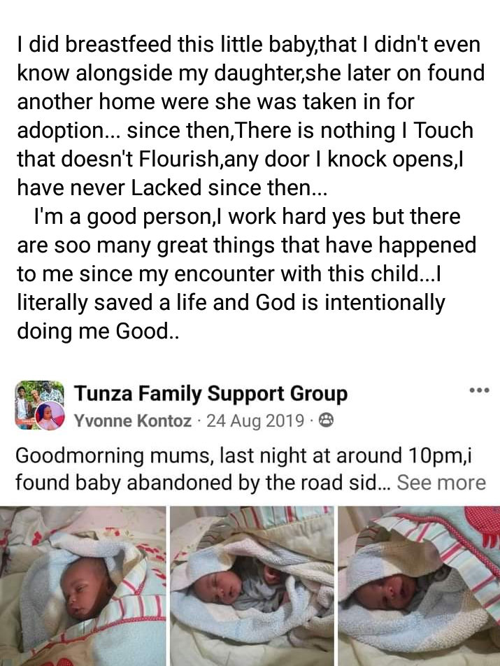 Woman Shares Remarkable Journey of Success Since Rescuing and Breastfeeding Abandoned Newborn Baby 50 image 925