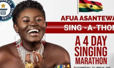Guinness World Records Declares Afua Asantewaa'S Sing-A-Thon Unsuccessful