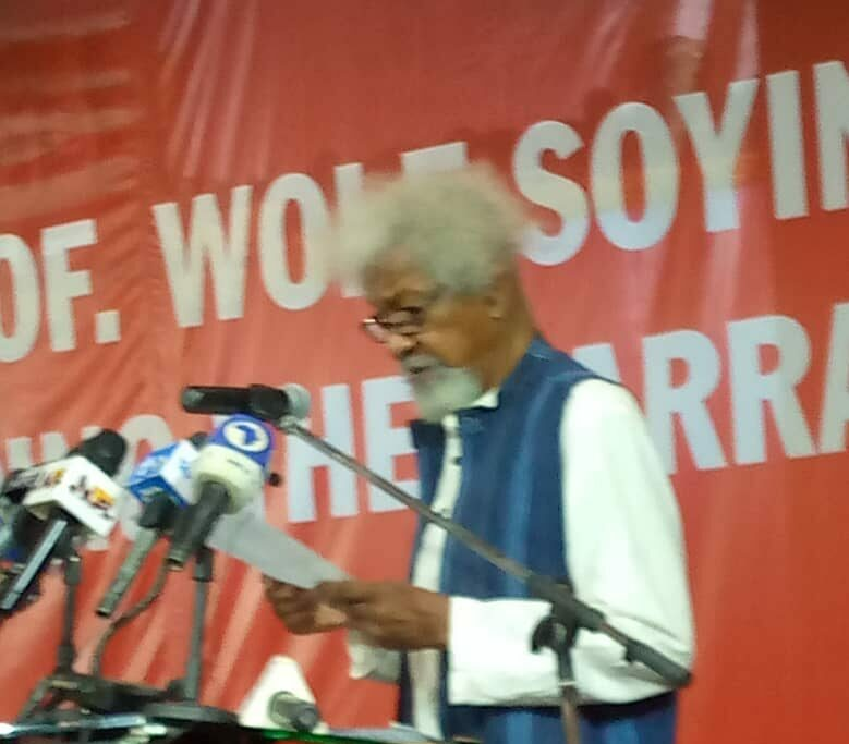"Coup d'état is a Big Lie," Says Soyinka