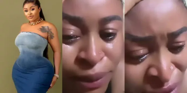 Actress Sarah Martins burst in tears over N300K electricity bill in Lagos (Watch Video)