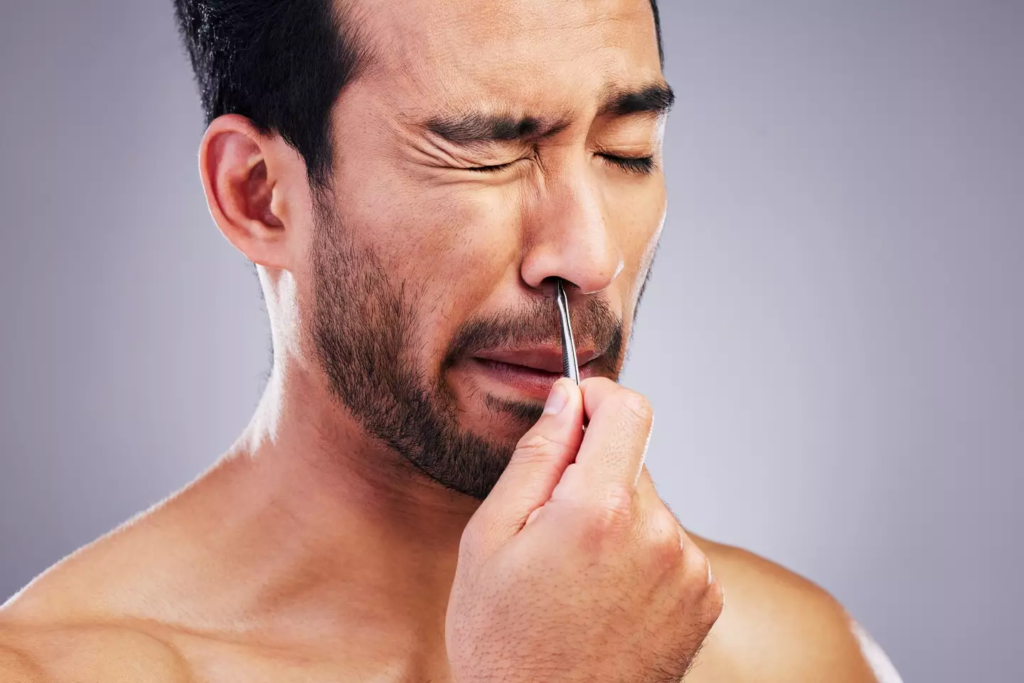 Doctor advises against plucking nose hair to avoid the 'triangle of death' risk