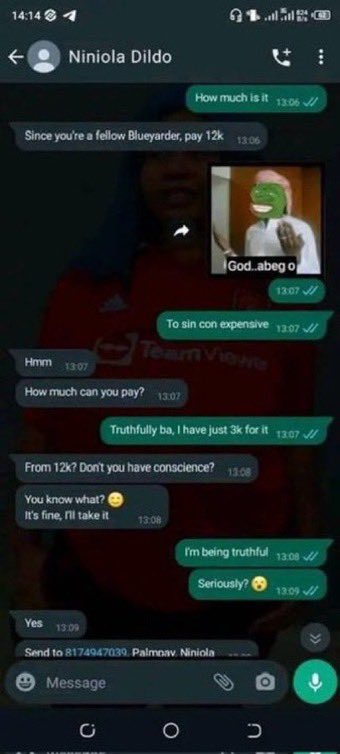 Leaked conversation between Dildo vendor and a customer