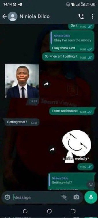 Leaked conversation between Dildo vendor and a customer