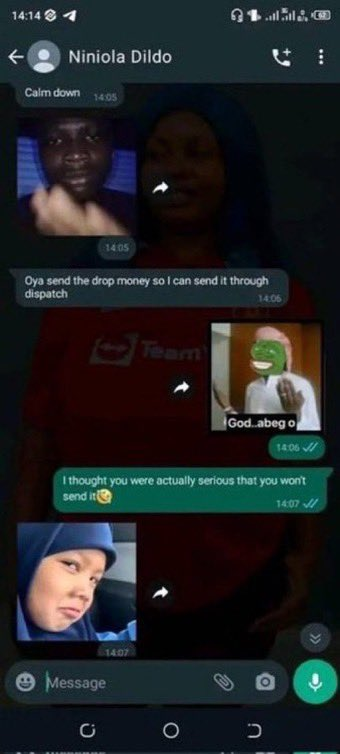 Leaked conversation between Dildo vendor and a customer