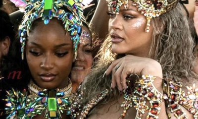 Check Out The Trending Video Of Ayra Starr And Rihanna At The Crop Over Festival In Barbados