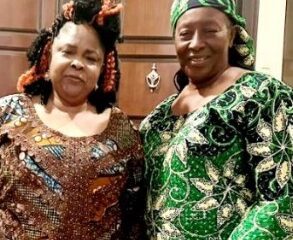 Patience Ozokwo'S Gesture Of Kneeling To Greet Patience Jonathan Stirs Online Debate