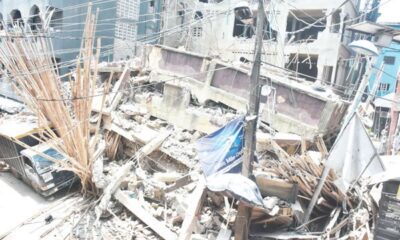 Ten Presumed Dead And Seven Rescued After Building Collapse In Ibadan.