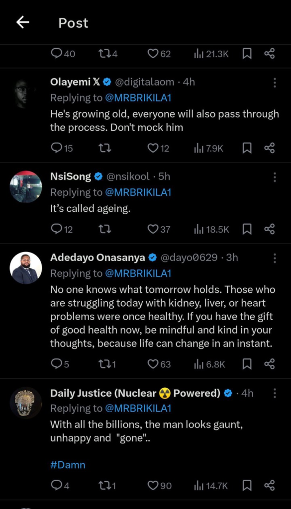Reactions to Recent and Past Photos of Nyesom Wike Following His Tuesday Interview with Channels TV