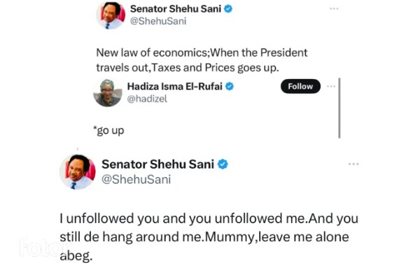 Senator Shehu Sani Replies to Hadiza El-Rufai After She Points Out His English Error on X