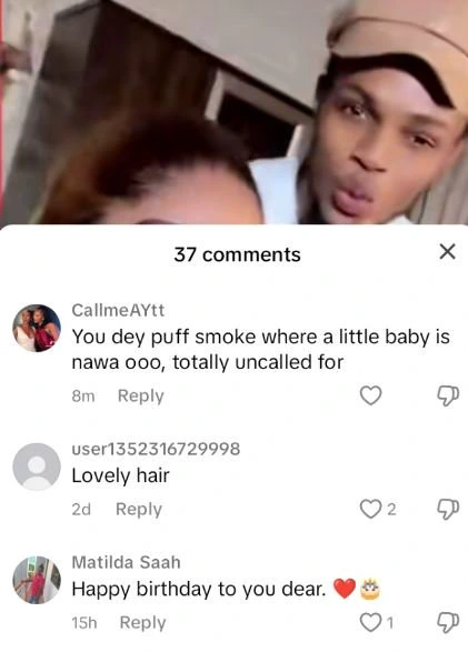 Regina Daniels Faces Backlash After Video Shows Her Smoking Near a Child