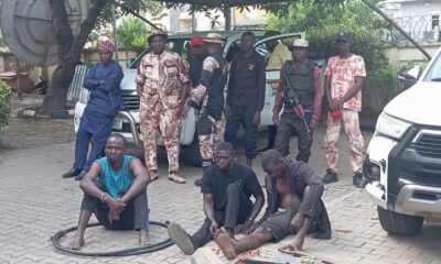 Fcta Showcases Arrested Vandals Of Abuja Street Lights
