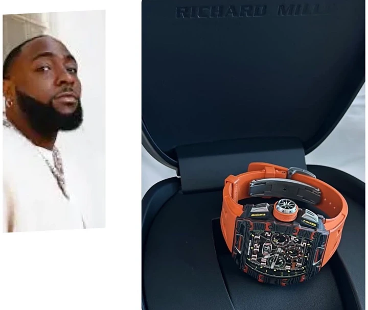 Davido Flaunts His Latest Richard Mille Luxury Watch