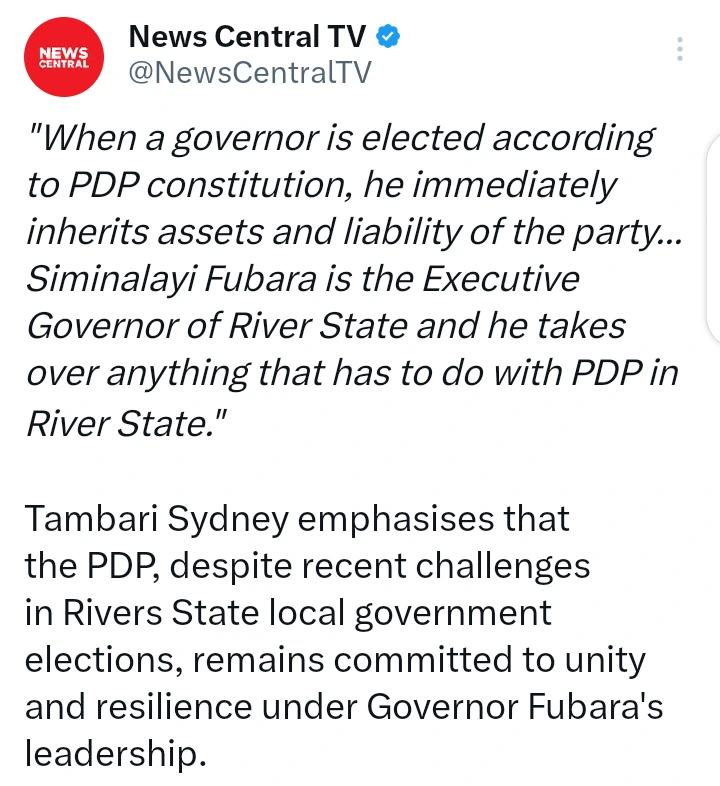 PDP Chieftain: Governor Inherits Assets Upon Election, According to Party Constitution 47 image 207