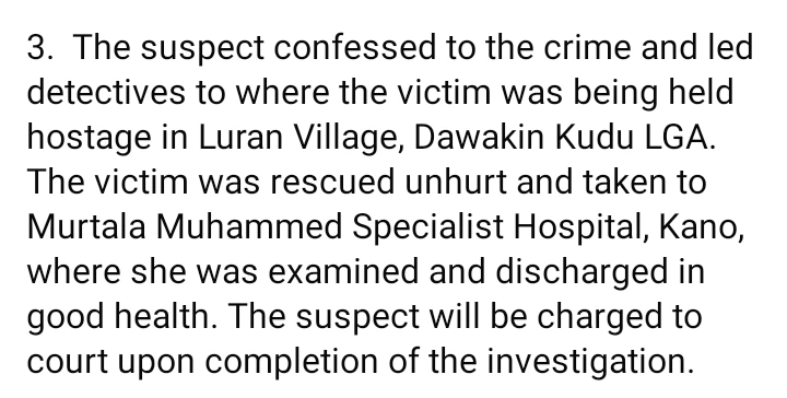 Kidnapper Arrested at Hideout After Abducting 4-Year-Old Girl and Demanding ₦3 Million Ransom