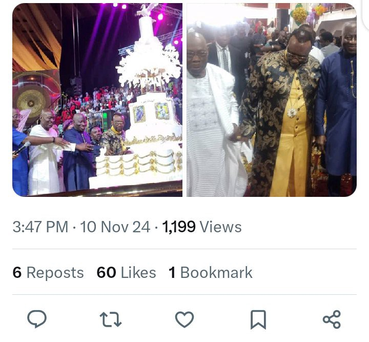 New Photos of Obasanjo and Goodluck Jonathan at Pastor Ayo Oritsejafor’s Birthday Spark Reactions