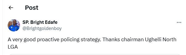 Delta Police PRO Responds After Local Government Chairman Deploys Bulldozer to Clear Kidnappers' Hideout