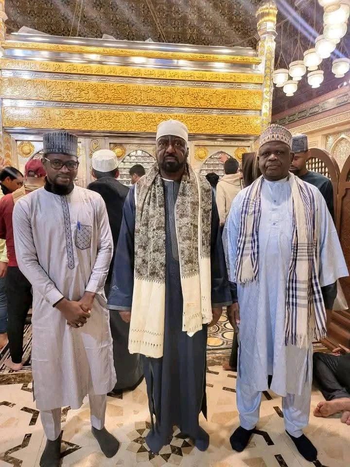 JUST IN: Emir Aminu Ado Bayero and His Entourage Seen in Egypt (Photos)