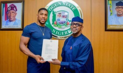 Nigerian Governor Appoints Anthony Joshua To Official Role