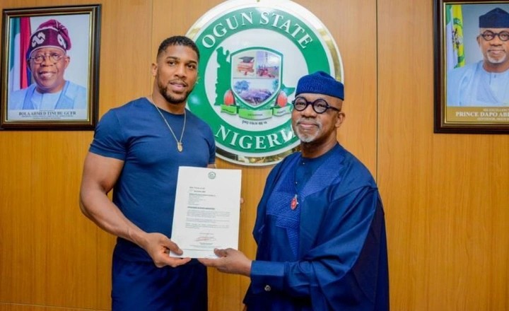 Nigerian Governor Appoints Anthony Joshua To Official Role