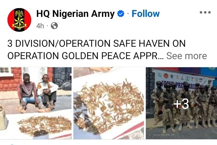 Nigerian Army Captures Two Notorious Kidnap Kingpins, Seizes Large Ammunition Stockpile (Photos)