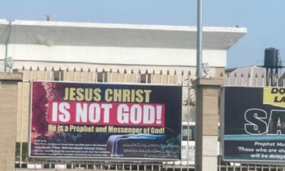 Imam Explains Reason For Displaying 'Jesus Christ Is Not God' Banner At Lekki Mosque