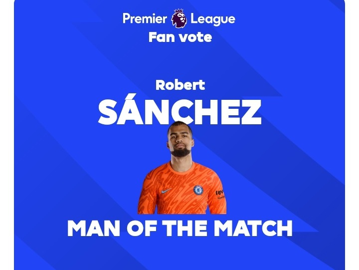 EVE 0-0 CHE: Chelsea Player Wins MOTM Award for Outstanding Performance in Draw.