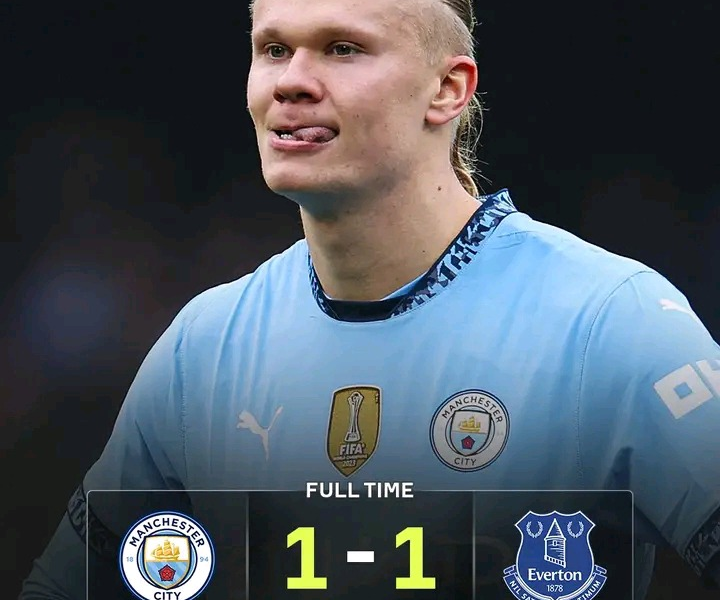 Manchester City Were Held To A 1-1 Scoreline Against A Determined Everton Side. The Hosts Took The Lead In The 14Th Minute As Doku Drove Down The Left Before Supplying A Lovely Ball Into Silva In The Central Channel. He Ran On And Slid While Smothered By Branthwaite To Fire A Deflected Across Pickford Into The Bottom-Right Corner. Three Minutes After Silva Then Wasted An Excellent Chance To Stride Two Ahead, The 36Th Minute Saw Everton Snatch A Brilliant Equaliser. A Move Down The Right Resulted With Doucoure Crossing Early. His Bouncing Delivery Evaded Lewis At The Back Post And Ndiaye Opted For A Masterful Finish With The Outside Of His Right Boot To Send The Ball Into The Top-Right Corner. Admittedly, The Second Half Was Hardly A Classic, And Groans Were Audible Around The Etihad. Haaland Could Only Watch His 53Rd-Minute Penalty Was Saved Smartly By Pickford Down To His Right, While Half Chances Saw Mangala And Lewis Fire Off-Target In Agonising Fashion To Keep The Game Level. With This Draw, And After Underperforming From Their 2.02 Xg, City Go Sixth In The Table For Now. After Exceeding Their 0.62 Xg, Everton Stay In 15Th. Up Next For The Manchester Based Outfit Is A Match Against Leicester City, While Everton Will Aim To Secure A Win Against Nottingham Forest At Home. Below Is The Current Standings;