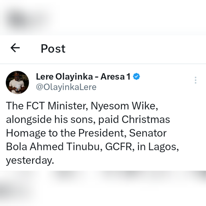 Mixed Reactions as Nyesom Wike and Sons Visit President Bola Tinubu for Christmas in Lagos