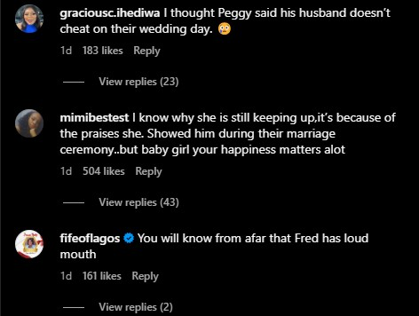 Netizens React to Alleged New Developments in Peggy and Frederick Leonard's Marriage, Questioning Earlier Claims 48 image 297