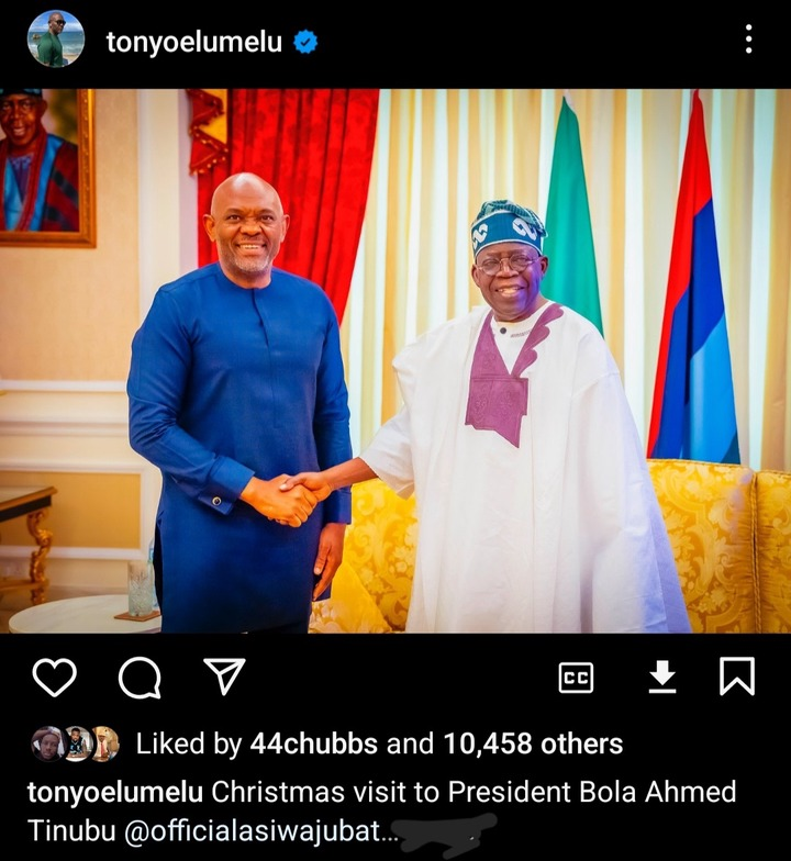 Tony Elumelu Visits President Bola Tinubu at His Lagos Home