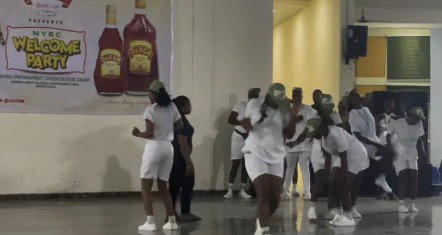 Female NYSC Corp Member kicked out for Controversial Dance at Welcome Party