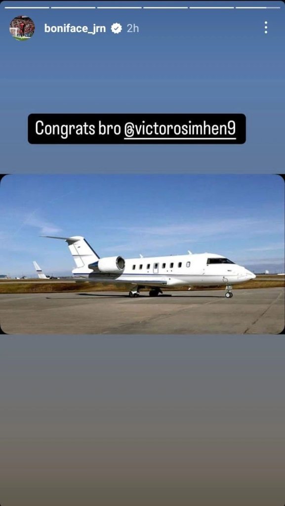 JUST IN: Victor Osimhen Bought A New Private Jet