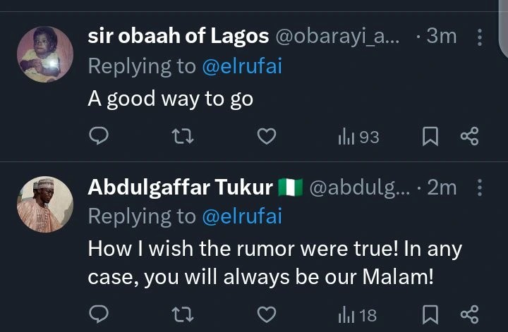 El-Rufai's Alleged Defection from APC Sparks Mixed Reactions