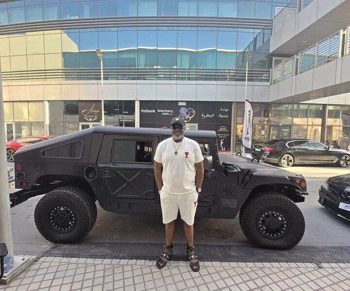 Senator Dino Melaye Sparks Reactions With Humvee Photo In Dubai