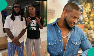 Burna Boy Links Up With Peter Okoye’s Son, Cameron – Fans React To His ‘Gangster’ Vibe
