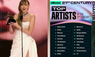 Taylor Swift Crowned Billboard'S No. 1 Top Artist Of The 21St Century